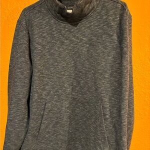 2-Banana Republic Men’s Heathered Charcoal Turtleneck Pullover & Raincoat